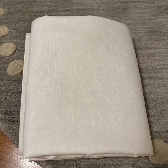 Pottery Barn Emery Blackout Linen Curtain - 2 panels - Picture 6 of 8